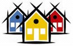 Trois maisons représentant plusieurs unités