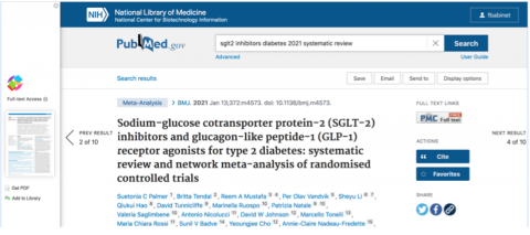 Pubmed exemple d'article
